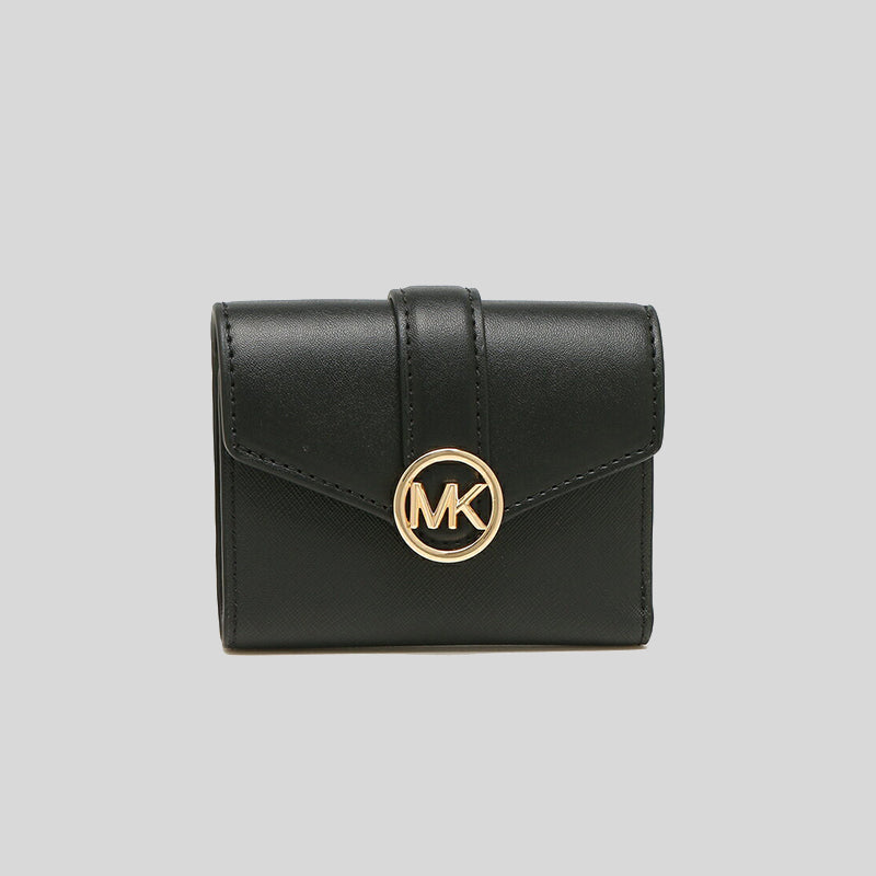 Michael Kors Carmen Medium Faux Leather Wallet Black 35S2GNMF6L – LussoCitta