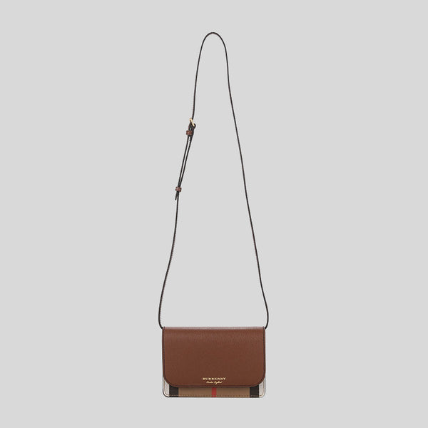 Burberry Haymarket Check Lorne Small Bucket Bag (SHF-18602) – LuxeDH