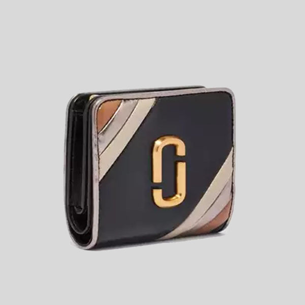 NWT Marc Jacobs The Snapshot Mini Compact Leather Cylinder Multi  M0013360-024