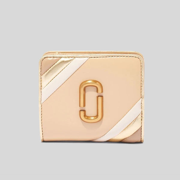 Marc Jacobs] M0013360 012 THE SNAPSHOT MINI COMPACT WALLET HONEY GINGER  MULTI