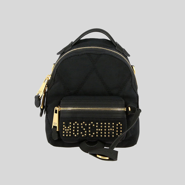 MCM Tan Visetos Coated Canvas and Leather Mini Studded Stark-Bebe Boo  Backpack