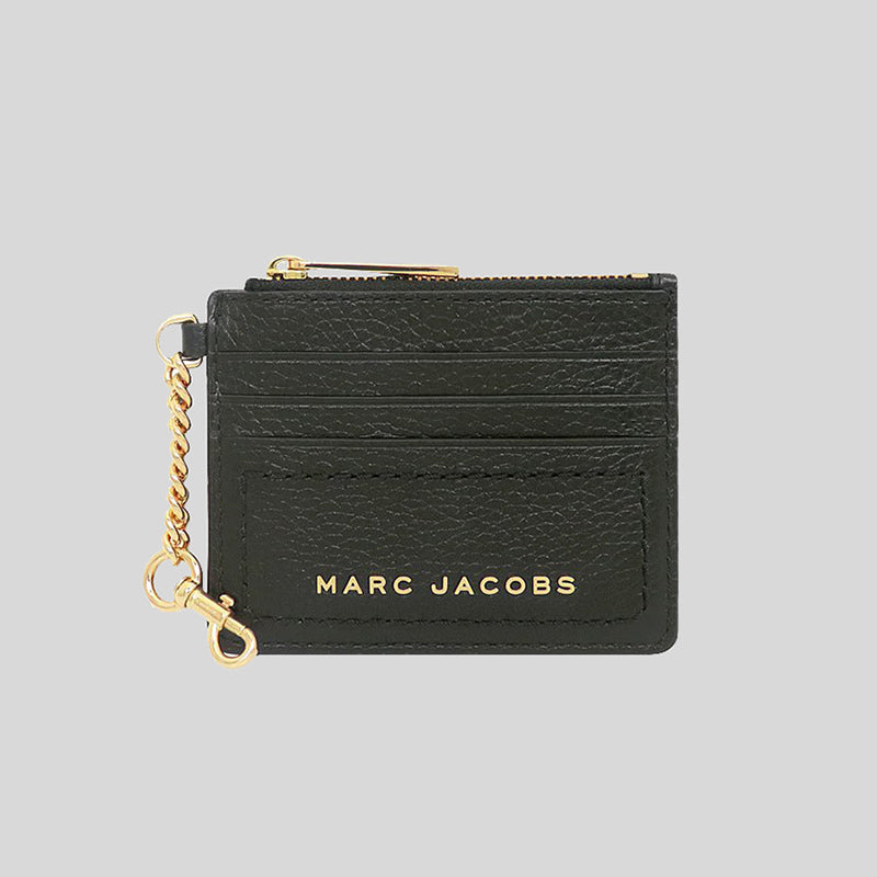 Marc Jacobs Groove Card Holder with Key Fob Black S103L01FA21 – LussoCitta