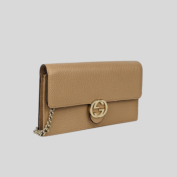 Gucci Womens Interlocking Bag Beige Small – Luxe Collective