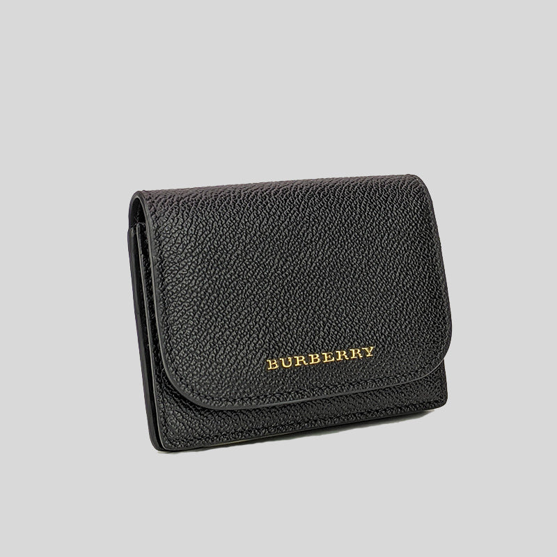 Burberry Grainy Leather Card Case / Small Wallet Black 40447351 – LussoCitta