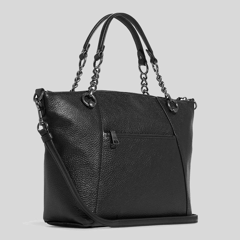 Coach Kacey Chain Satchel Black C8317 – LussoCitta