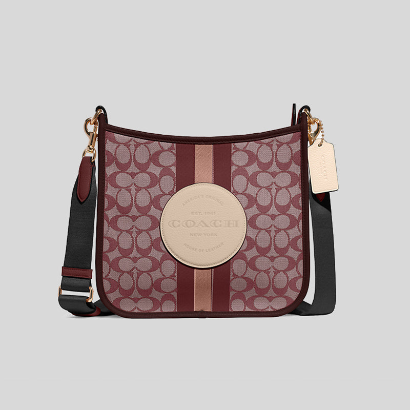 Coach Dempsey File Bag In Signature Jacquard With Stripe And Coach Pat –  LussoCitta