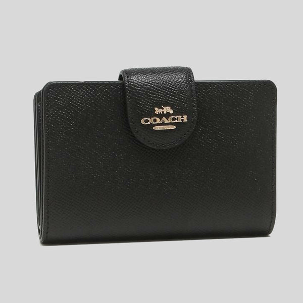 COACH CROSSGRAIN MEDIUM CORNER ZIP WALLET – LovelyMadness Clothing