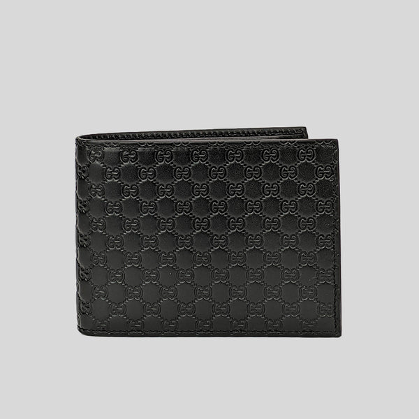 Gucci Leather Mini Wallet With Logo in Black for Men