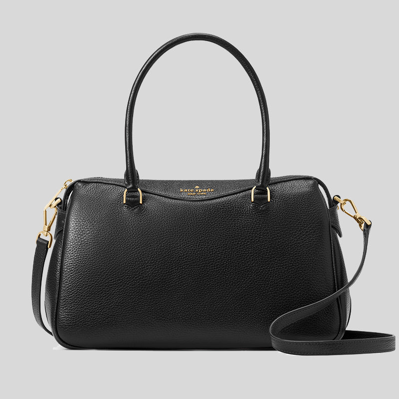 Kate Spade Pebbled Leather Mimi Satchel K4673 Black – LussoCitta