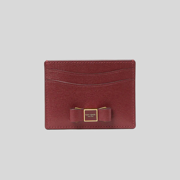 NEW Kate Spade Staci Small Slim Card Holder Red Current WLR00129