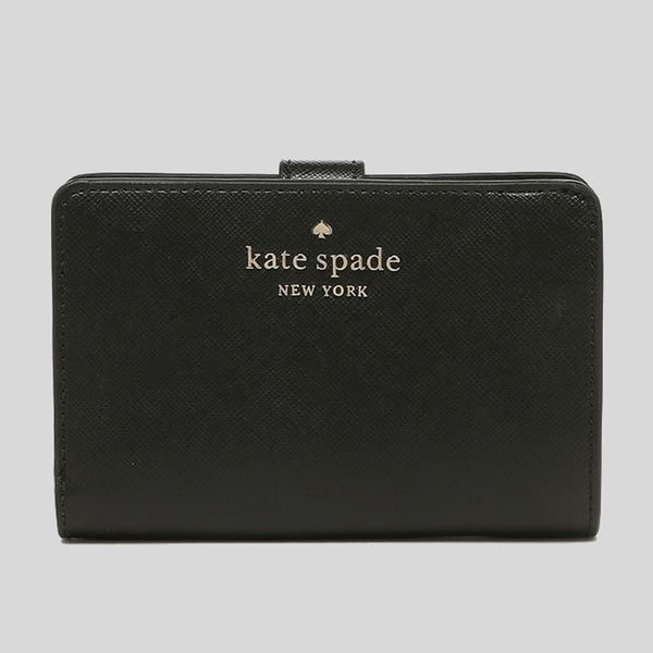 kate spade, Bags, Kate Spade Ny Small Zip Around Card Case Wallet K953  Black Hounds Tooth