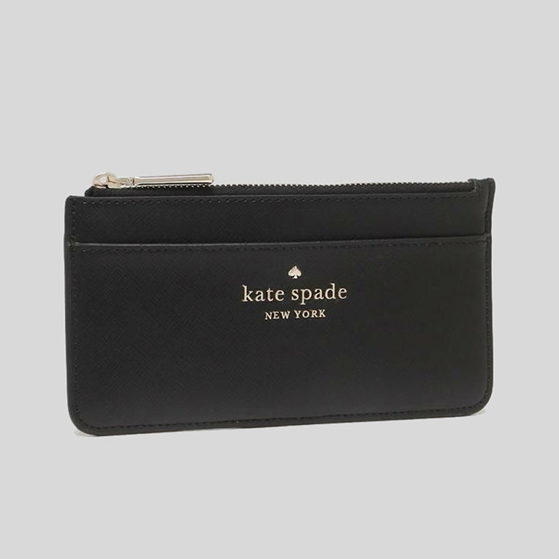 Kate Spade Staci Large Slim Card Holder Black WLR00362 – LussoCitta