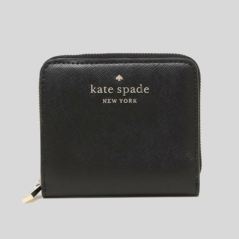 Kate Spade Staci Small Zip Around Wallet wlr00634 Black – LussoCitta