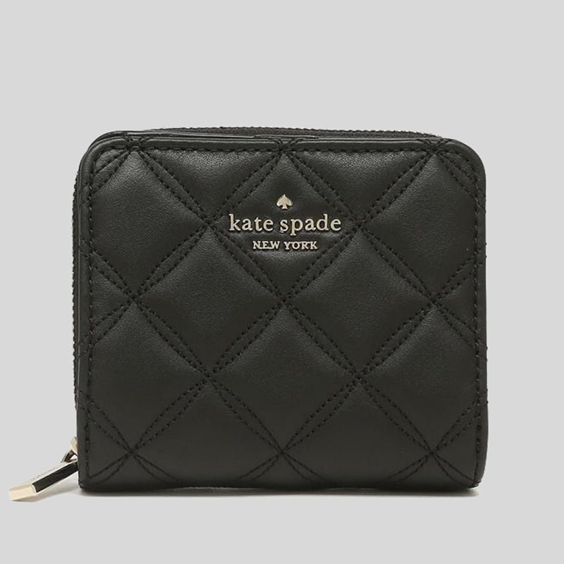 Arriba 99+ imagen kate spade black zip around wallet - Thptnganamst.edu.vn