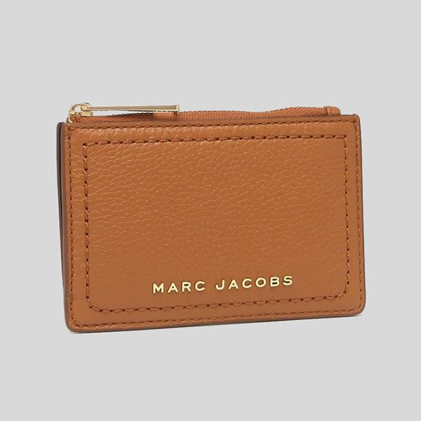 MARC JACOBS Quilted Softshot Leather Top Zip Wallet