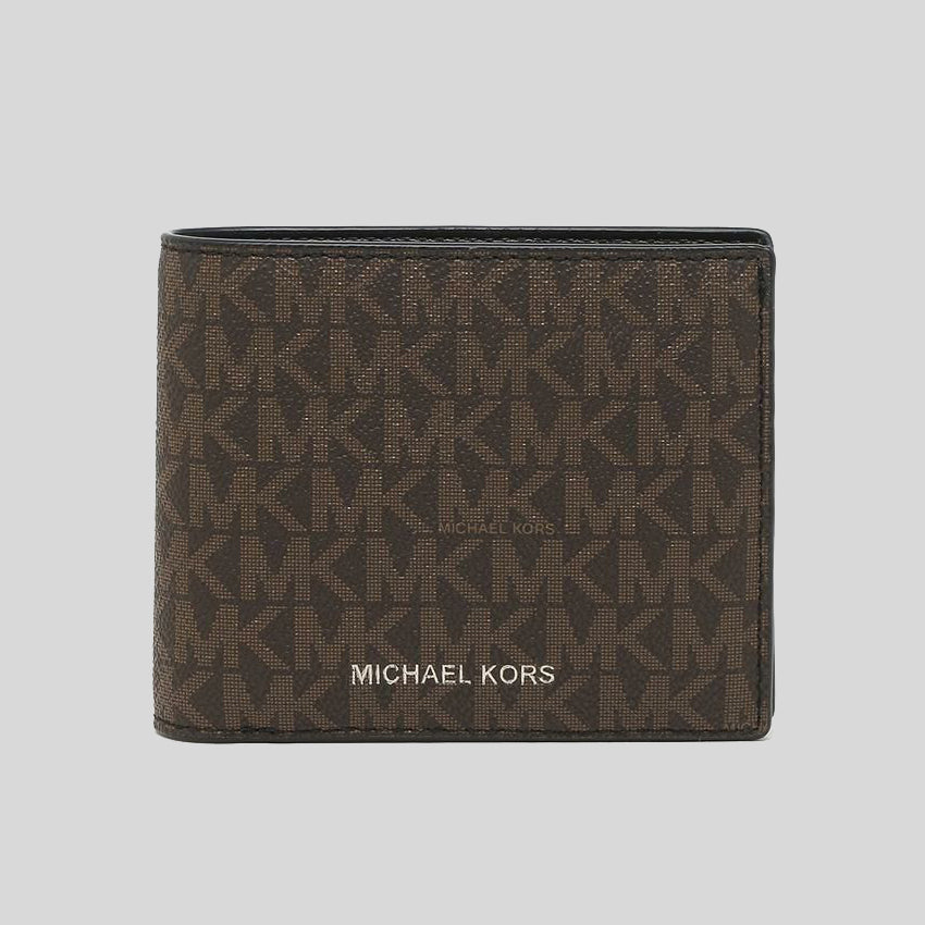Michael Kors Cooper Billfold Wallet With Passcase Brown 36U9LCRF6B ...