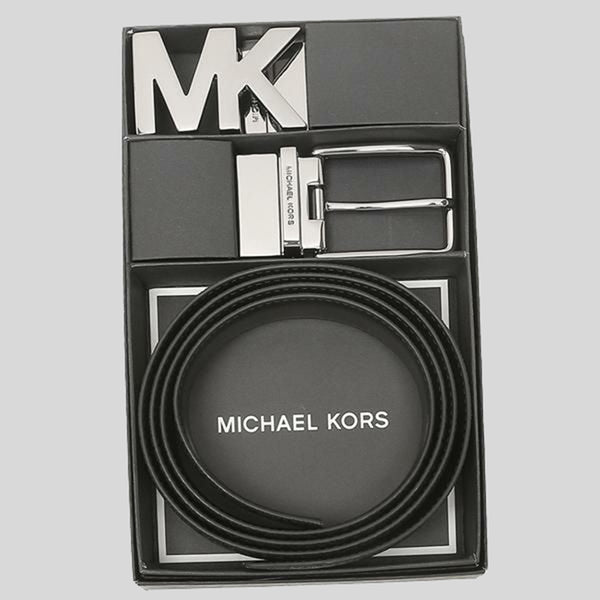 Michael Kors Mens 4-in-1 Signature Canvas Belt Gift Set Box Adml/Pl Bl –  LussoCitta