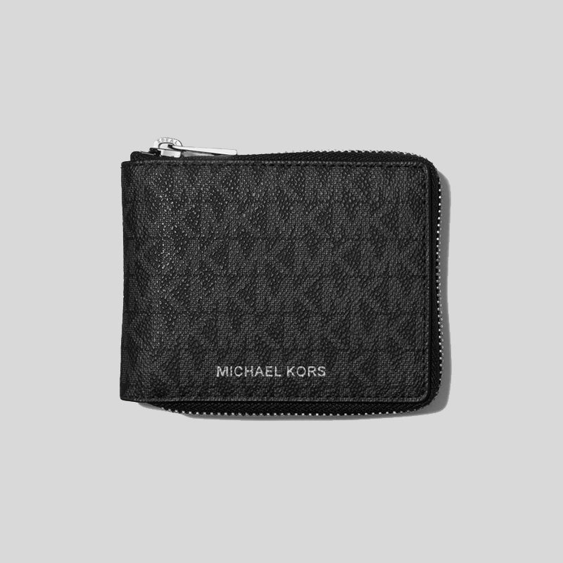 Michael Kors Men's Cooper Logo Zip-Around Wallet Black 36U2LCOF3B –  LussoCitta