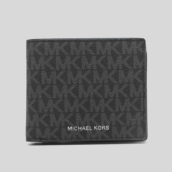 Michael Kors Mens Cooper Logo Stripe Billfold Wallet, Admiral Blue 