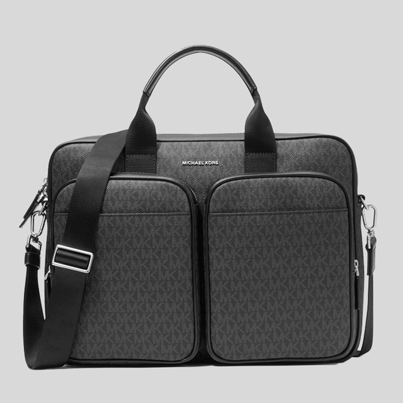 Michael Kors Cooper Logo Briefcase Black 37F1LCOA6B – LussoCitta