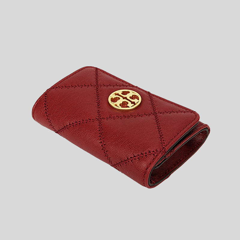 Tory Burch Willa Quilted Leather Card Case Redstone 87866 – LussoCitta