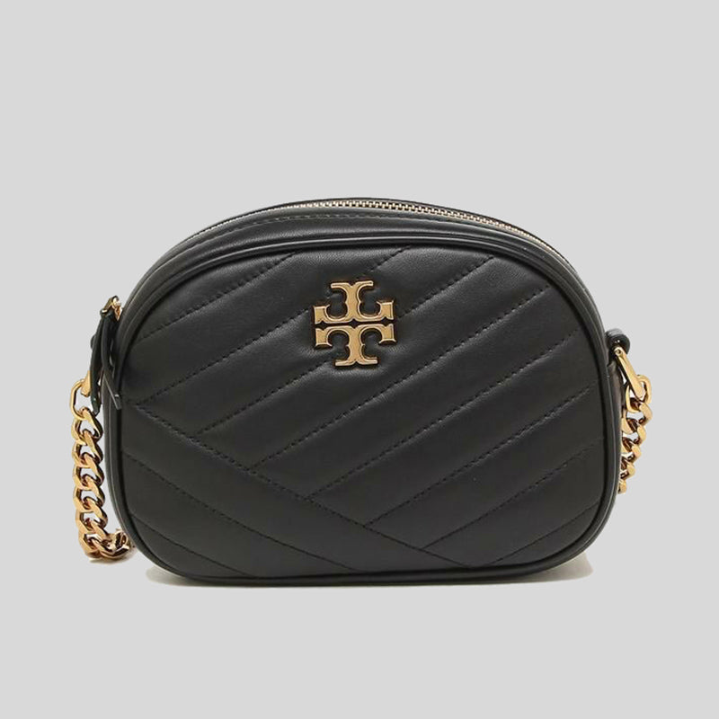 Tory Burch Kira Chevron Small Camera Bag Black 60227 – LussoCitta