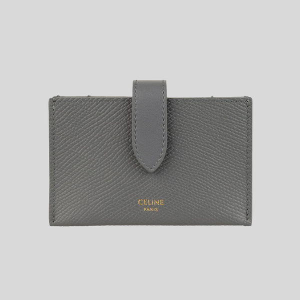 Shop CELINE Strap Calfskin Plain Leather Folding Wallet Folding Wallets  (10B643BRU 10GV, 10B643BRU10GV, 10B643BRU.10GV) by baies2018