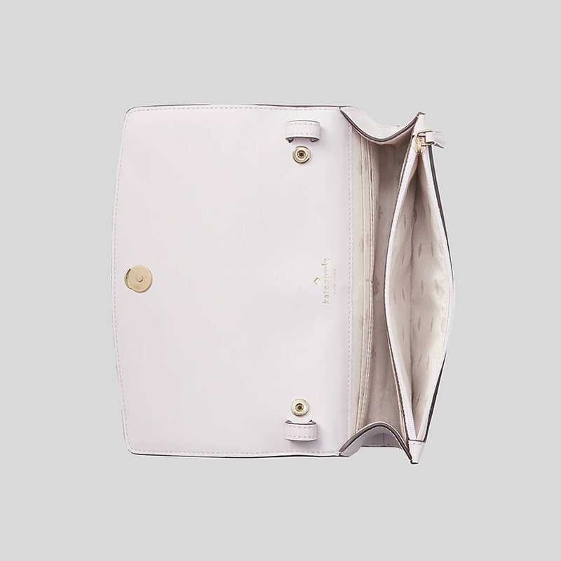 Kate Spade Perry Leather Crossbody Bag Pale Amethyst K8709 – LussoCitta