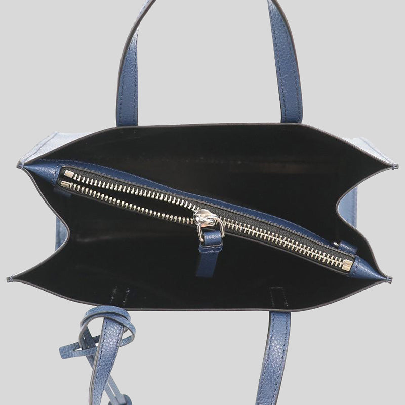 Marc Jacobs Mini Grind Coated Leather Tote Azure Blue M0015685 – LussoCitta