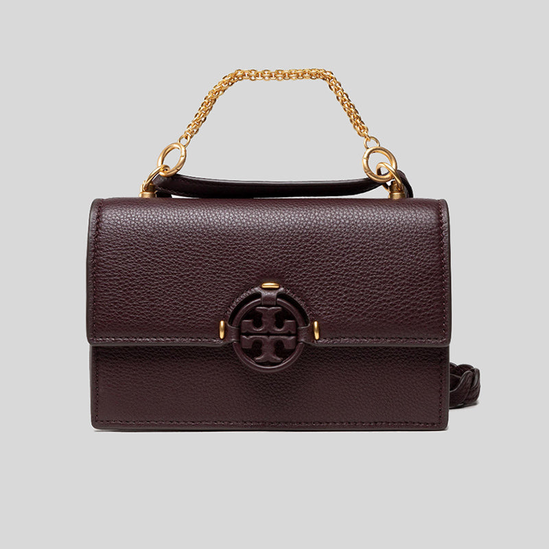 Tory Burch Fleming Miller Mini Crossbody Bag Tempranillo 84075 – LussoCitta