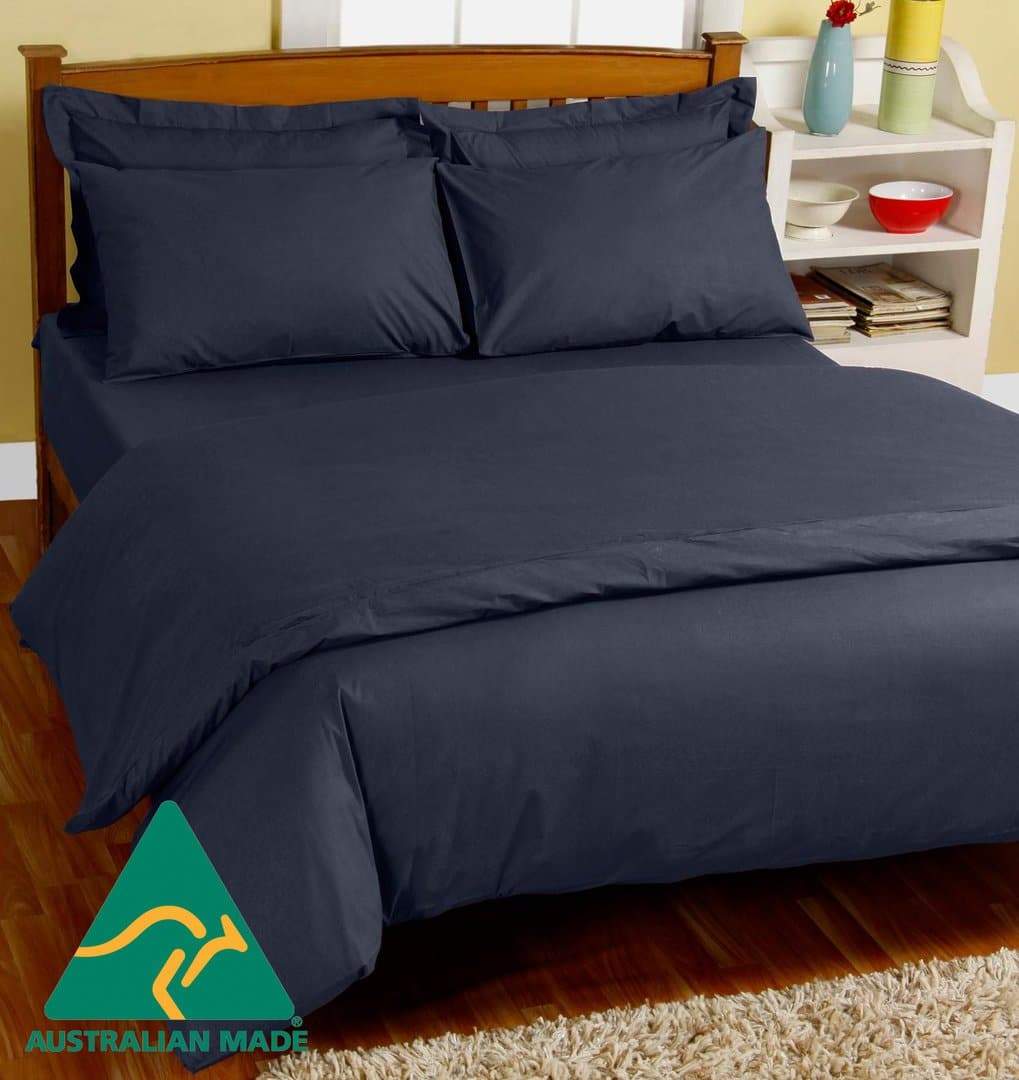 Minappi Waterproof Doona Cover Navy King Breeze Mobility