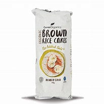 Ceres Organics Brown Rice Cakes - No Added Salt - 110g