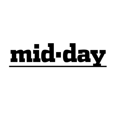 Mid Day newspaper logo. Lai press