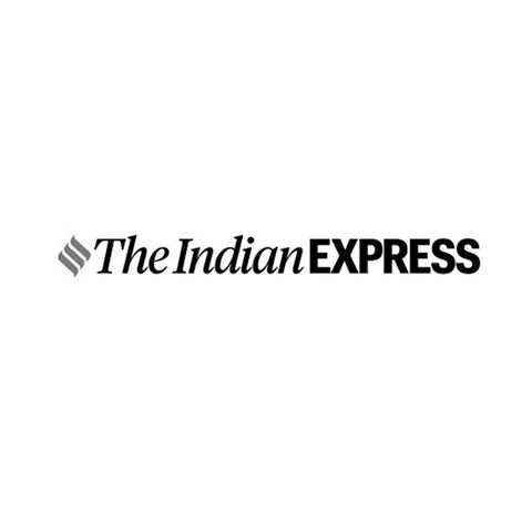 The Indian Express newspaper logo (Lai press) 