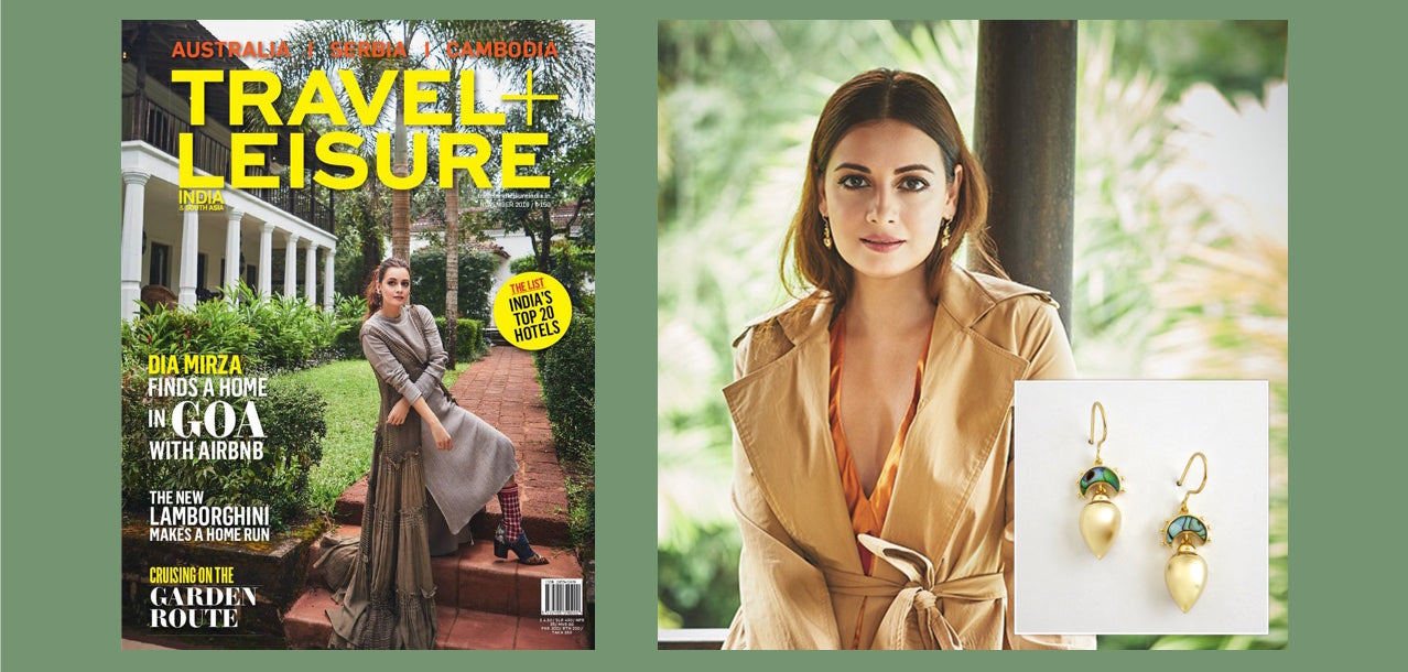 Travel And Leisure Dia Mirza October November 2018. Lai press