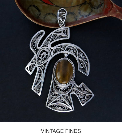 Vintage antique silver jewelry from around the world. Handpicked and curated by Lai.