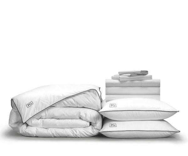 Pillow Guy Luxe Soft Smooth Bundle wDown Soft Charcoal Cal King