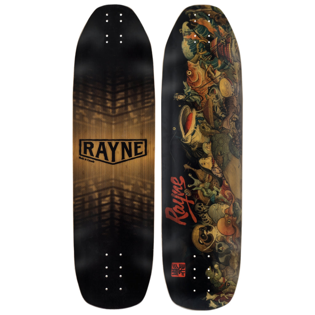 to longboard how assemble deck 100 â€“ Demons Fortune longboard Hopkin series Skate Rayne