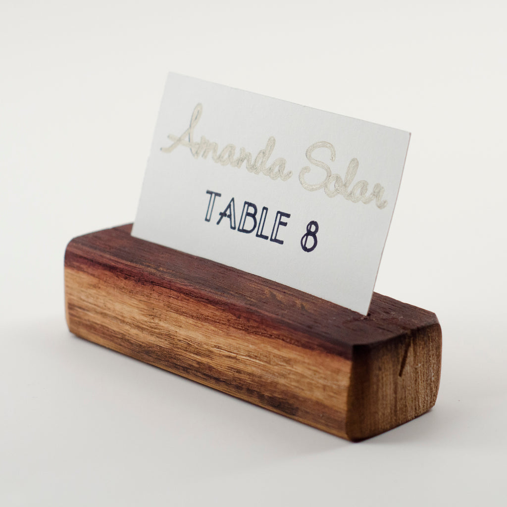 Place Card Holder / Photo Holder- Staving Artist Woodwork