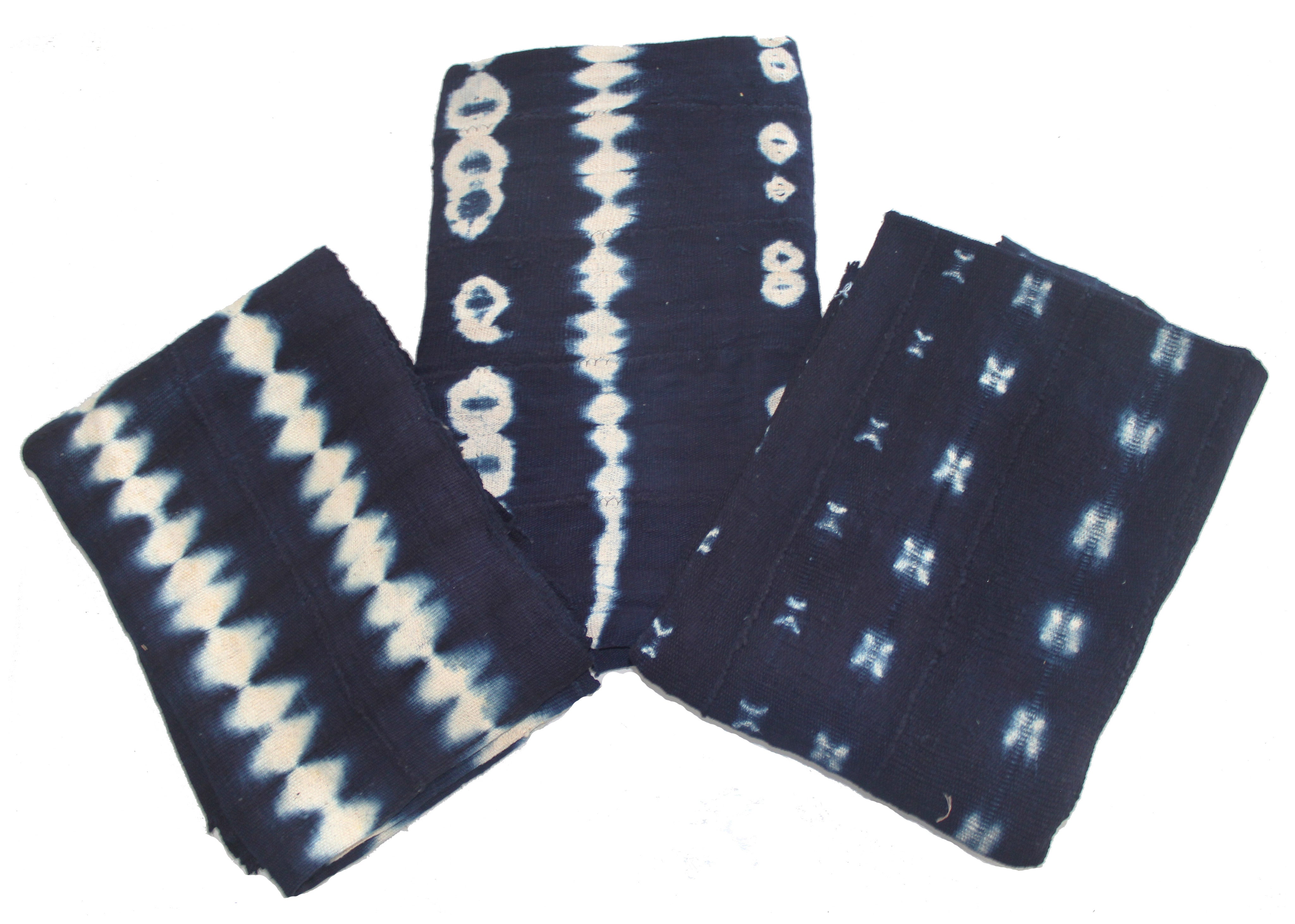 Authentic Mud Cloth Bambara Fabric - Indigo Blue – Boho Vib