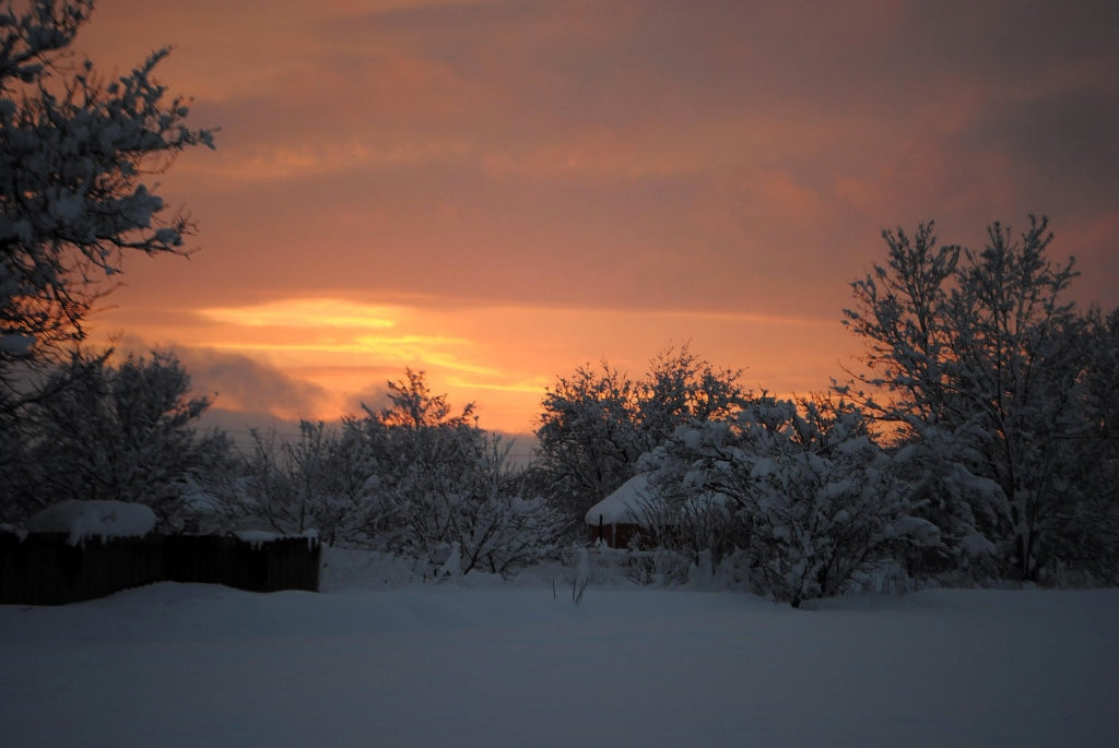 sunset in Cherkasy region 