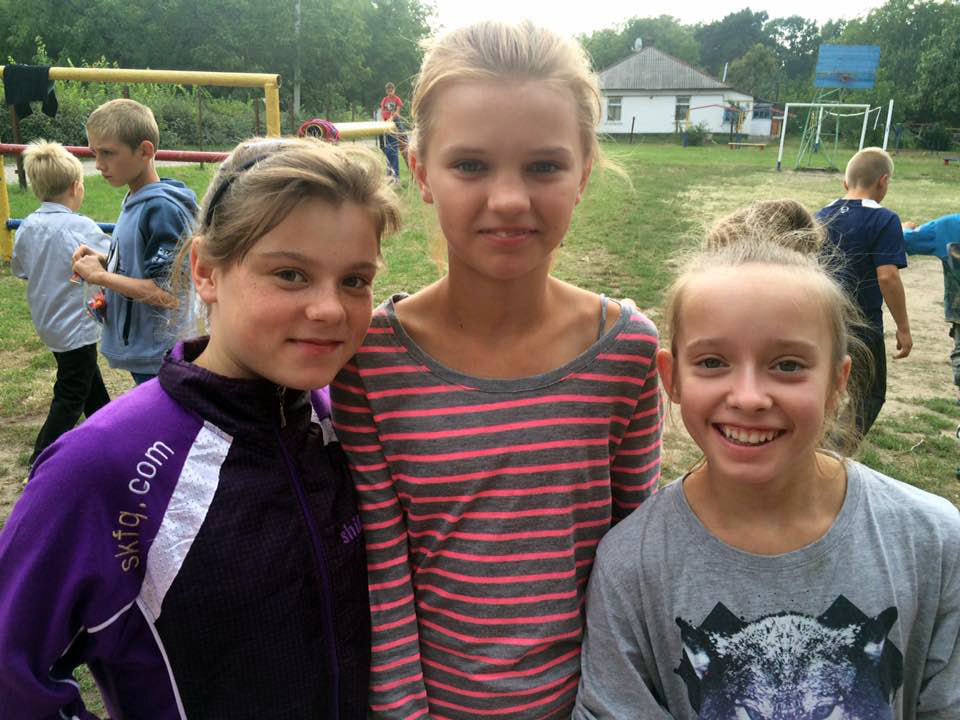 Three girls from Shpola orphanage
