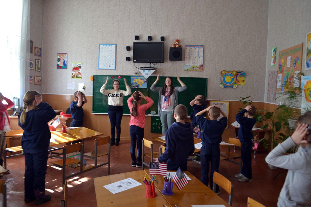 classroom in Shpola orphanage