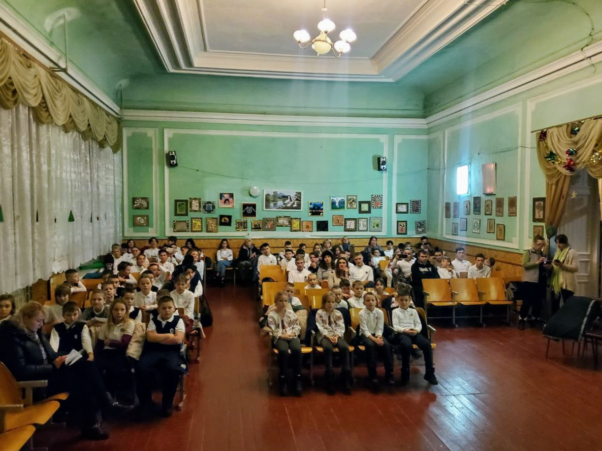 children at the orphanage