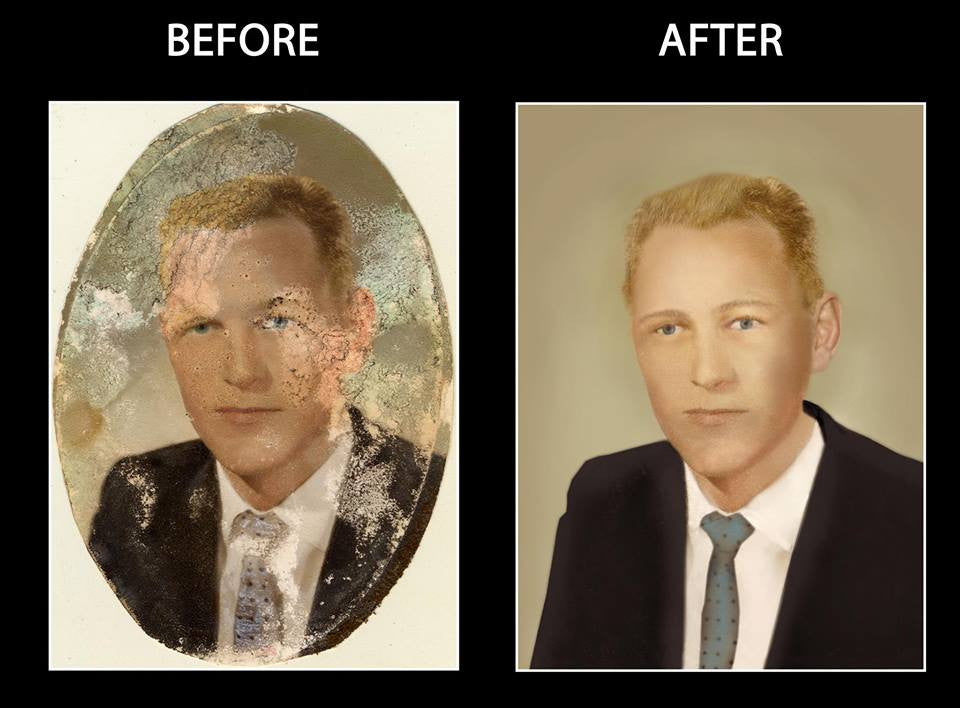 Photo Restoration Example