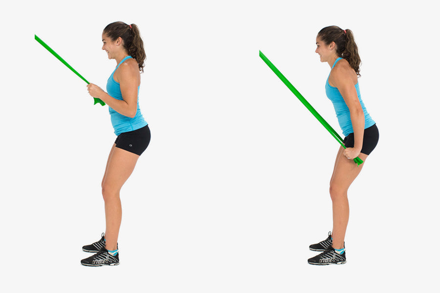 tricep extension with band