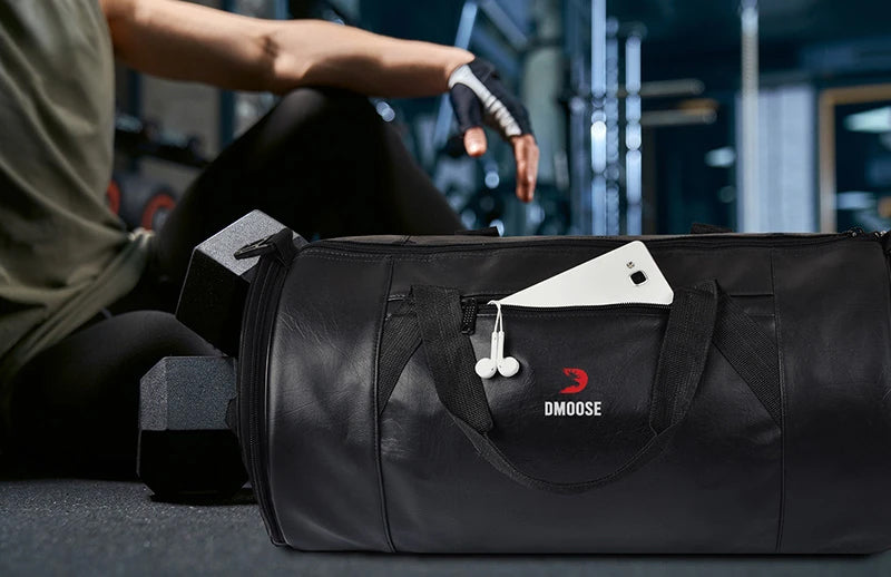 A DMoose Gym bag for storing your workout equipment 