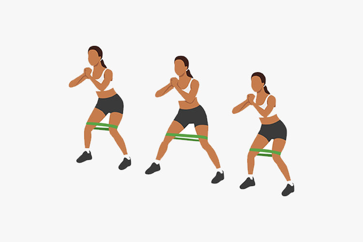 Excercise 2: Resistance Band Lateral Walks for Hip and Glute Activation