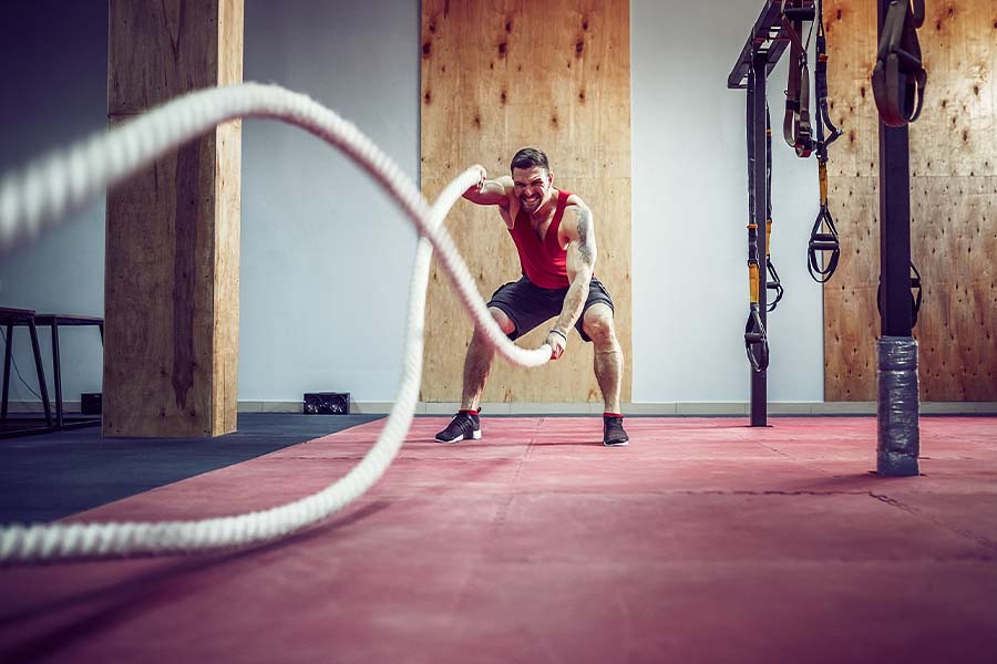 DMoose Battle Rope for Full-Body Training