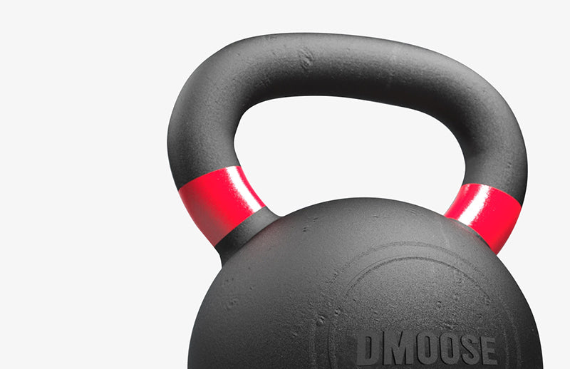 ergonomically designed wide handled kettlebell from DMoose